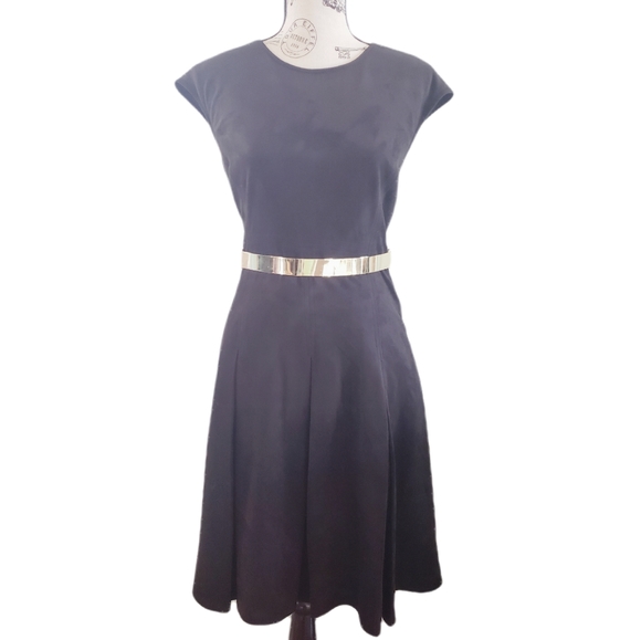 Black Suede Dress - Picture 2 of 7